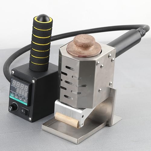 ZHJOPP 150W Hot Melt Adhesive Roller Dispenser, Commercial Glue Roller, 150ml-50mm Leimzylinder, für Stoffverpackungen und Lederverklebungen (50ml 5mm)