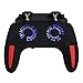 SUIBAINGAO Kontroler gamepad bezprzewodowy gamepad spust joystick do pubg spust podwójne chłodzenie wentylator gra chłodziarka do telefonów