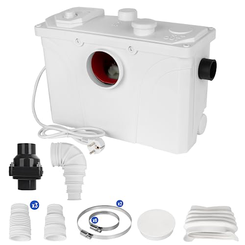 700W Stark Hebeanlage WC, 190L/min Schmutzwasserpumpen...