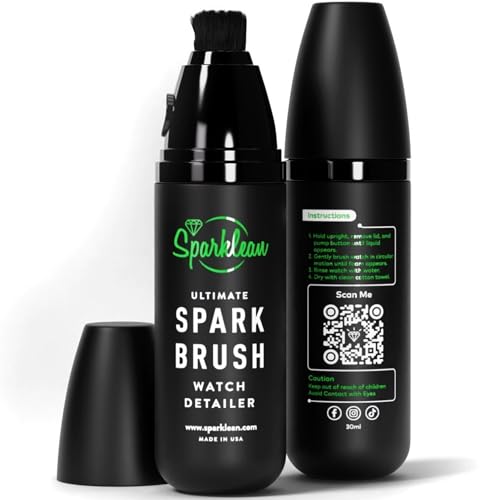 Sparkbrush Premium Watch Cleaner Kit - Ultimate Watch Cleaning Brush with Ultra-Fine Bristles -...