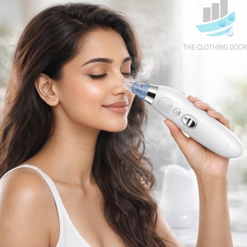 Image of 4-in-1 Blackhead Remover Vacuum - Electric Pore Cleaner with Adjustable Suction Levels & Interchangeable Heads Deep Facial Cleansing Device for Men & Women
