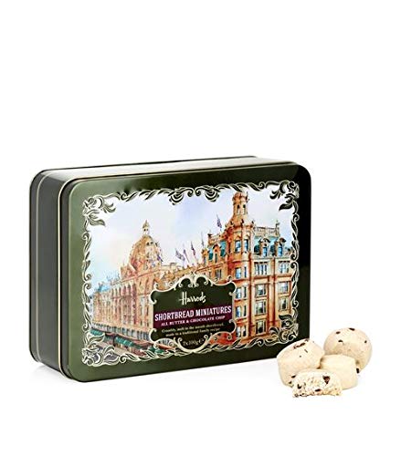 Harrods : Heritage Mini Plain and Choc Chip Shortbread Selection (200g)