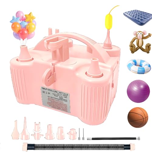 4-in-1 Electric Balloon Pump for All Balloons, Inflatables, and Sports...
