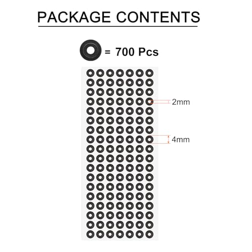 QUARKZMAN 700 Stück 3D Scanner Marker 2mm für 3D Scanner, 3D Tracking Dots Referenzpunktmelder, 3D Ziel, diffuse Reflexionsmarker für 3D Scanner und optisches Tracking