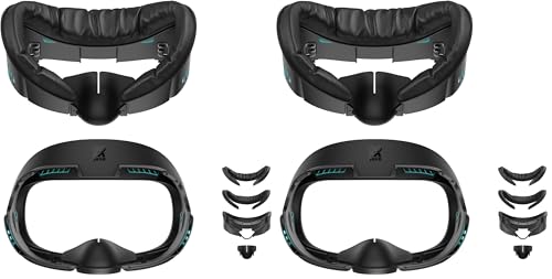 AMVR FC1 Almohadilla para Cubierta Facial Interfaz Facial Compatible con Accesorios Meta/Oculus Quest 3, NO Compatible con Meta Quest 3S (Paquete de 2)
