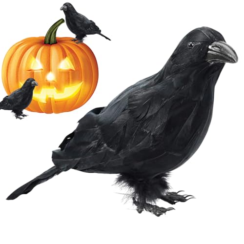 Modèle animal simulé corbeau pour terrifier une maison hantée - 2