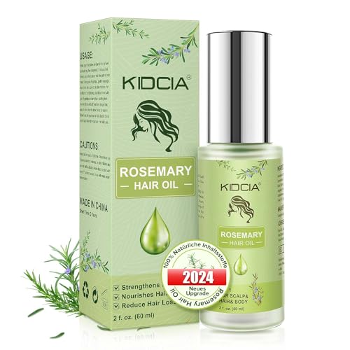 Olio di rosmarino per accelerare la crescita dei capelli, 100% olio naturale per capelli efficace e la crescita dei capelli, per donne e uomini (60 ml) (Style 1)