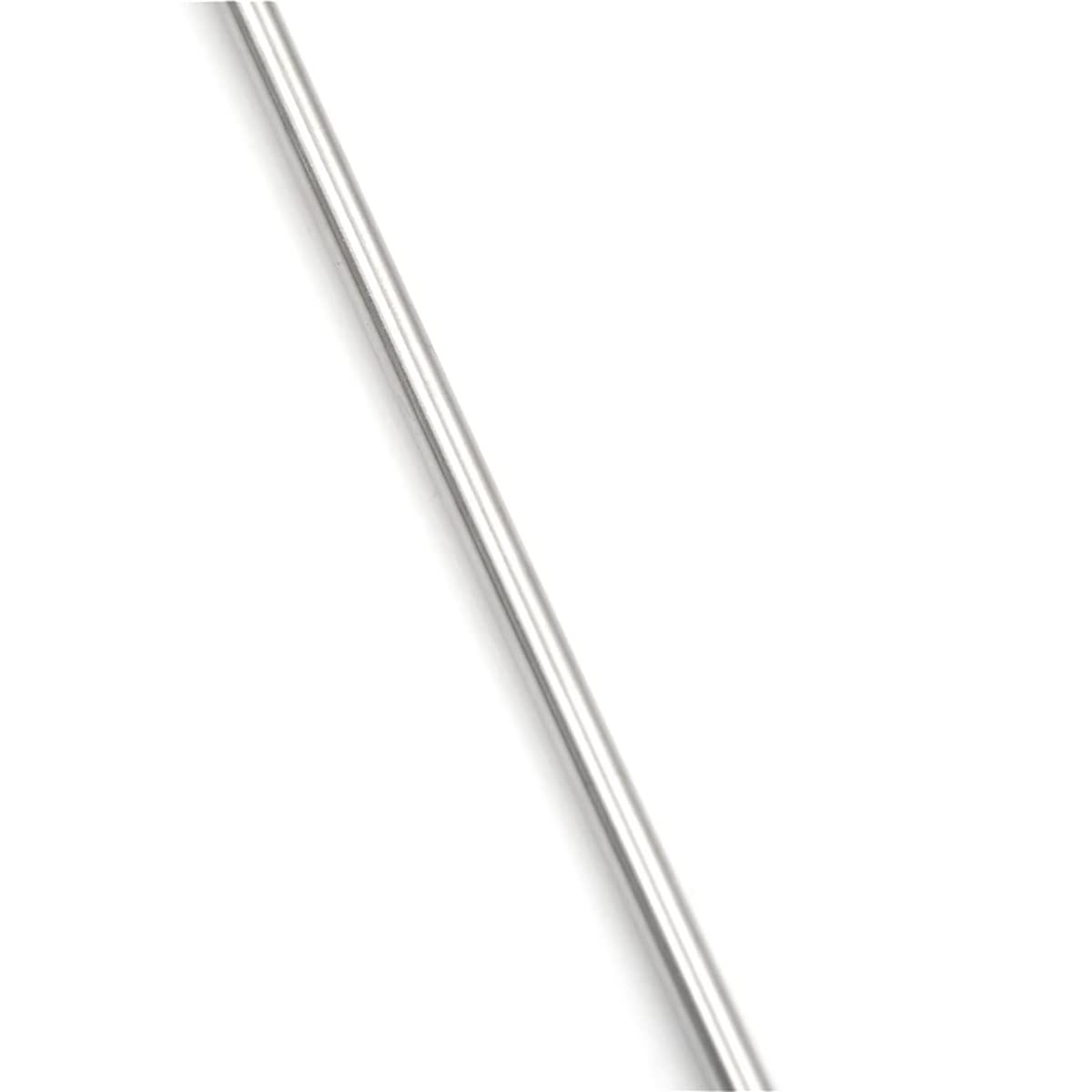 Tubi tondi in acciaio inox 304, Tubo in acciaio senza saldatura da 15 mm di diametro, lunghezza 500 mm, tubo in acciaio senza saldatura idraulico, diametro esterno 15 mm * diametro interno 9 mm, tubo