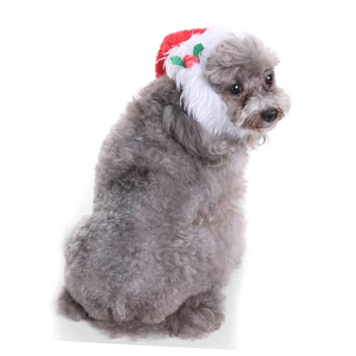 Set gorro y bandana navideña para perros pequeños M miniatura 6