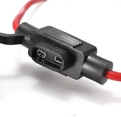 5 sets Automotive waterproof Fuse box Car modification Fuses socket small-size rubber Fuse box send 20A Insurance tablets