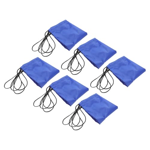 Sac de casque moto à cordon en polyester grand format pour sport et vélo - Lot de 6 pièces