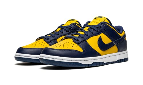 Nike Herren Dunk Low Retro, Gelb/Midnight Navy, 46 EU