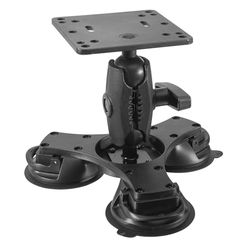 iBOLT VESA 75mm/100mm IncrediBOLT 360 Heavy Duty Triple Suction Cup with VESA 75 x 75 and 100 x 100 Bracket - for Secure and Versatile Monitor mounting