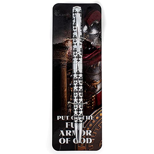 Stylo bille en métal argenté Full Armor 12,7 cm pour écriture fluide