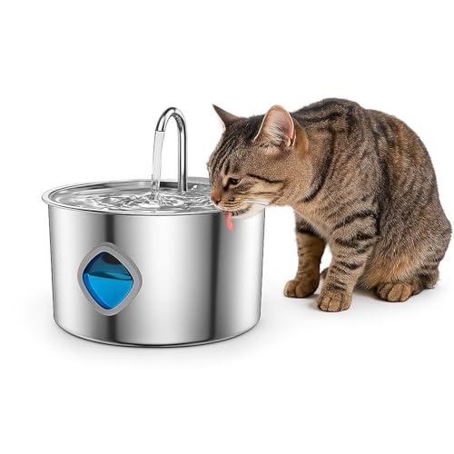Fuente automática para gatos acero inoxidable 3.2L