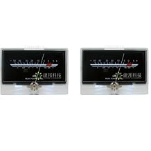 2pcs P-134 VU Meter Level Meter Audio Volume DB Meter Level Back Light Post-Amplifier