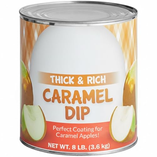 Glownary Caramel Dip, #10 Can, 8 lb, Made in America,