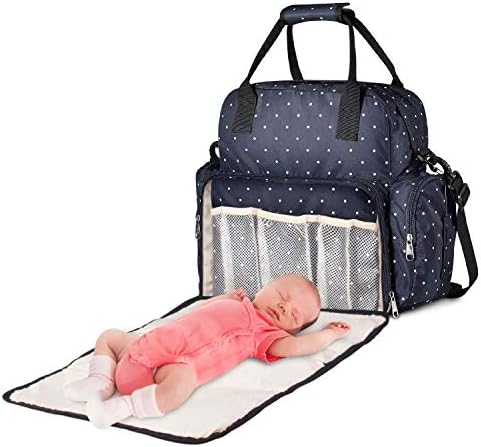 Diaper Bag Backpack, Baby Bag with Changing Pad, Waterproof Multifunction Nappy Bag,Maternity Travel Back Pack for Mom&Dad