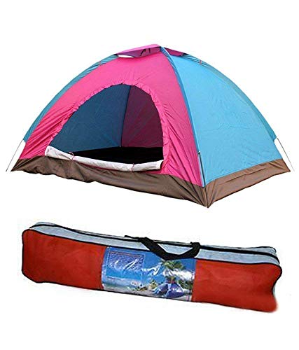 NIMYANK Waterproof Outdoor Camping Tent – Portable Travelling Picnic Tent – Easy Setup Folding Tent Dome (Multi Color)