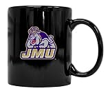James Madison Dukes Black Ceramic Coffee Mug (Black). Officially Licensed Collegiate Product