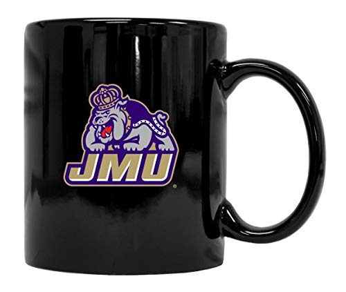 James Madison Dukes Black Ceramic Coffee Mug (Black). Officially Licensed Collegiate Product