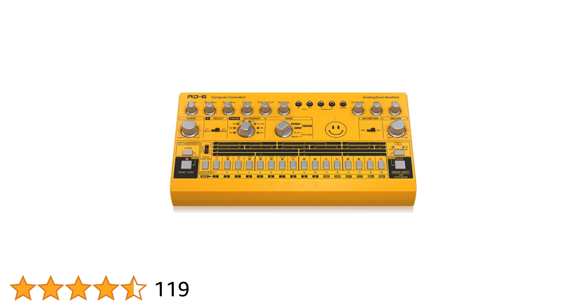 ドラムマシン、ベリンガー BEHRINGER ( ベリンガー ) RD-6-RD アナログドラムマシン 送料