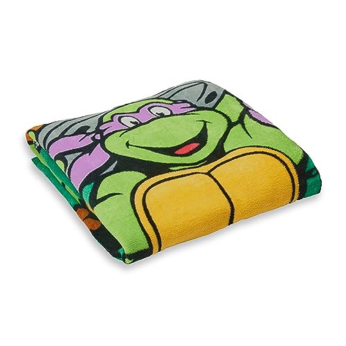 Northwest Teenage Mutant Ninja Turtles Micro Raschel Throw Blanket, 46" x 60", Cowabunga Dudes