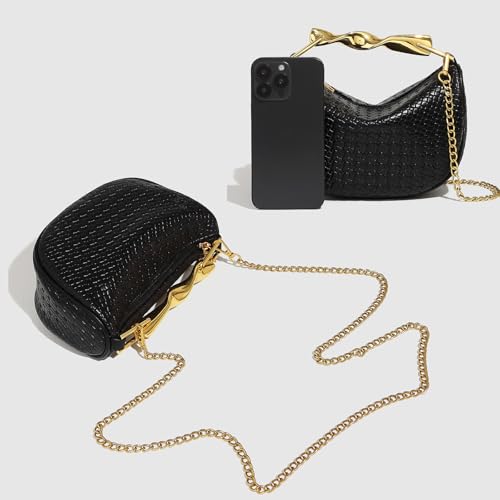 Women's Straw Woven Crossbody Bag 2025 Summer Chic PU Leather Mini Satchel Purse3