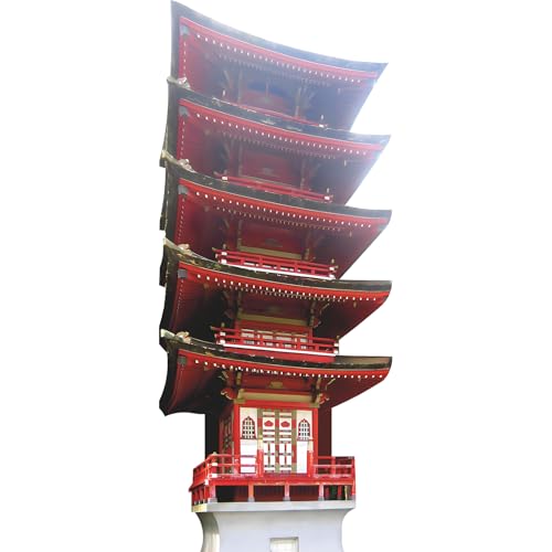 SP13219 Japanese Tea Garden Treasure Tower Pagoda Cardboard Cutout Standee