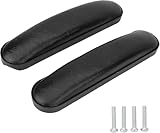 CYTGOUPER 2PCS 26x5.5cm Wheelchair Armrest Pads,PU Leather and ABS Wheelchair Arm Rest Cushion,Comfortable Decompression Wheelchair Accessories for Universal Wheelchair Arm Rest