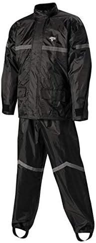 Nelson-Rigg Stormrider Rain Suit (Black/Black, Large)