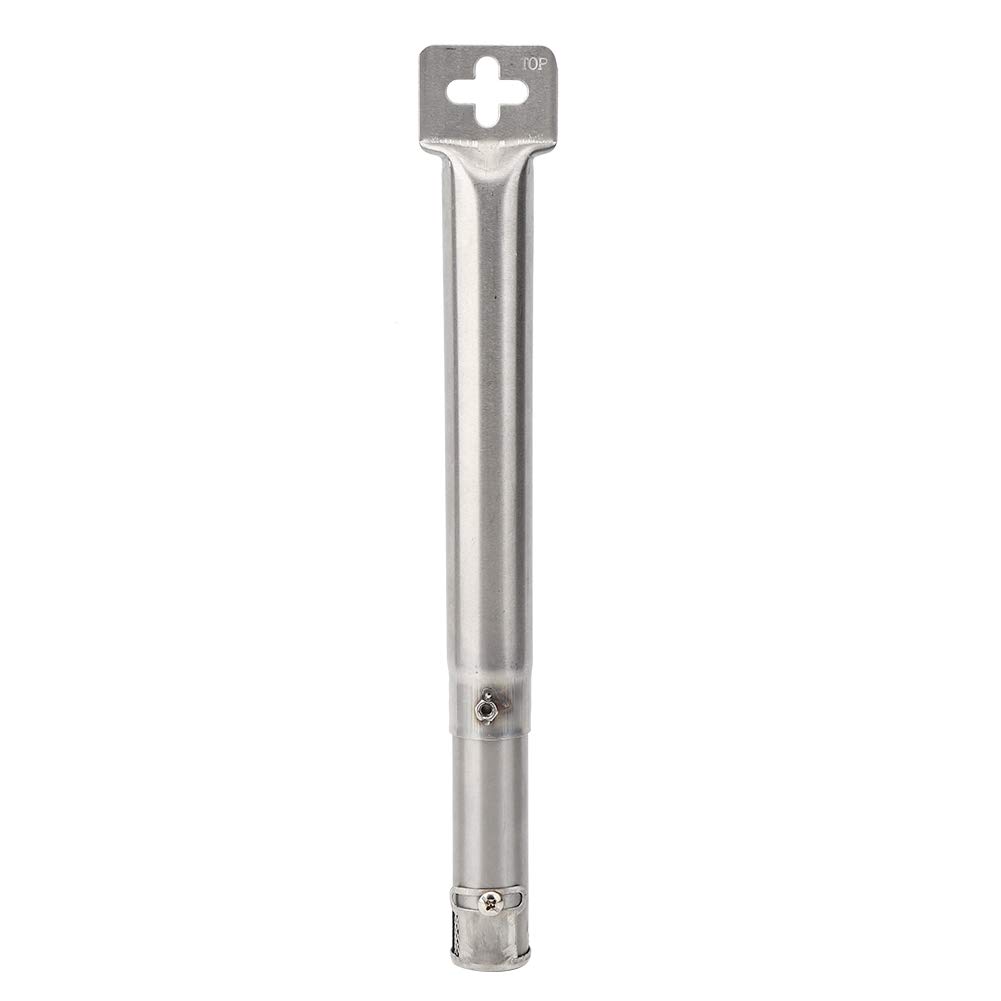SIXRUN 4 Piezas Quemadores de Pipa para Barbacoa Tubo de Parrilla de Acero Inoxidable Ajustable Piezas de Repuesto Telescópicas de 30,5 a 44,5 Cm para Parrillas de Barbacoa Al Aire Libre Cocina para