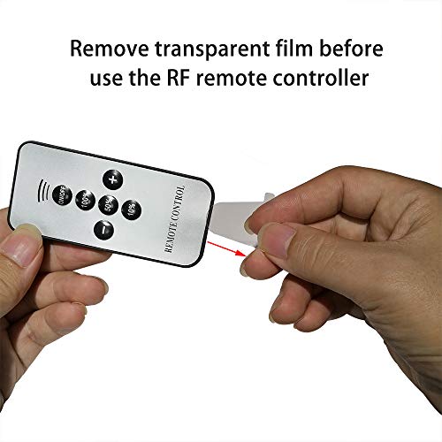 Led Lights Dimmer, Smy Deck Lights Dimmer With Rf Wireless Remote Controller In Waterproof Ip67 For Led Lights Dimming With Black Extension Cable Dc Male And Female Connectors #TOP4