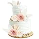 35 Stk Boho Kuchendekorationsset, Künstliche Rosenblüten, Magnolienblätter, Schweif Gras, Gerste, Getrocknete Blumenstrauß Bälle, Wiederverwendbare DekoTorte für Geburtstags, Hochzeitsfeiern