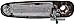 Dorman 91050 Front Driver Side Exterior Door Handle Compatible with Select Chrysler/Dodge/Jeep Models, Chrome
