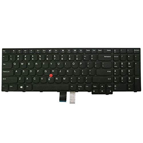 AUTENS - Teclado de repuesto para portátil Lenovo ThinkPad E570 E570c E575 (sin retroiluminación) Cover