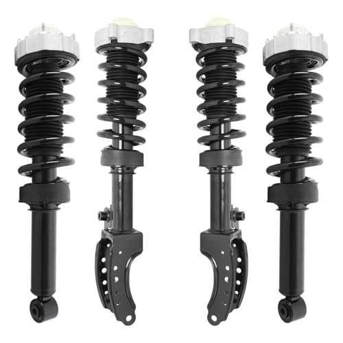 COMPLETESTRUTS - Front & Rear Complete Strut Assemblies with Coil Springs Replacement for 2007-2015 Audi Q7 - Set of 4