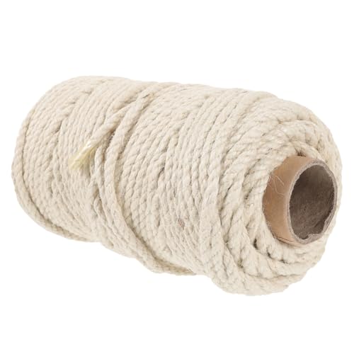 minkissy 1roll Sisal Rope for Cat Scratching Post Replacement Natural Jute Twine for Cat Toys Multifunctional Crafting and Home Decoration