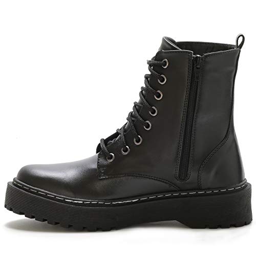 Bota Feminina Flatform Stiloclub Preto (37)