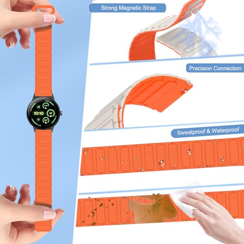 Correa de silicona suave para Google Pixel Watch 4 45MM miniatura 2