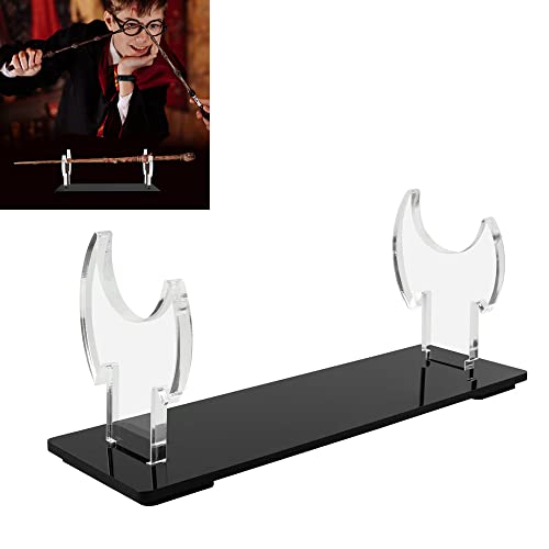 Zauberstab-Halter aus Acryl, Zauberstab, Ständer, Display-Ständer für Zauberstab, Messer, Dolch, Tischthekenregal, Zuhause oder Büro, Halloween-Dekor, transparent Cover