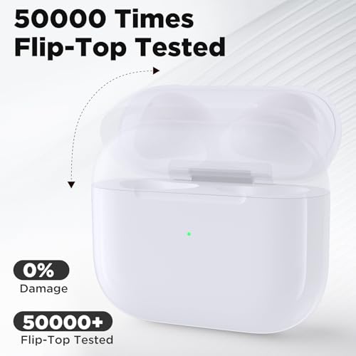 Image of Wireless Air Pod Charging Case for Airpod 3rd Generation, Airpod Case Replacement Compatible with Airpod 3, Airpod 3 Charging Cases with Lightning Port, 600mAh Battery, No Earbuds