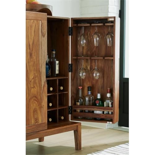 Ashley Furniture Dressonni Brown Bar Cabinet