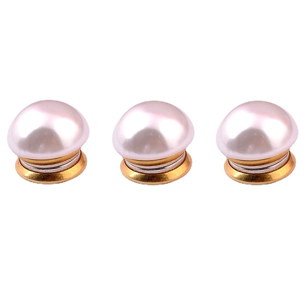 3 Broches Magnétiques Perles Pour Vêtements - Accessoire Mode élégant - Fixation Aimantée Pour Chemises, écharpes - Cadeau Femme