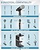 Angksorm 24" Flexible Gooseneck Microphone Stand with Desk Clamp for Podcasting Streaming Radio Broadcast Studio #2