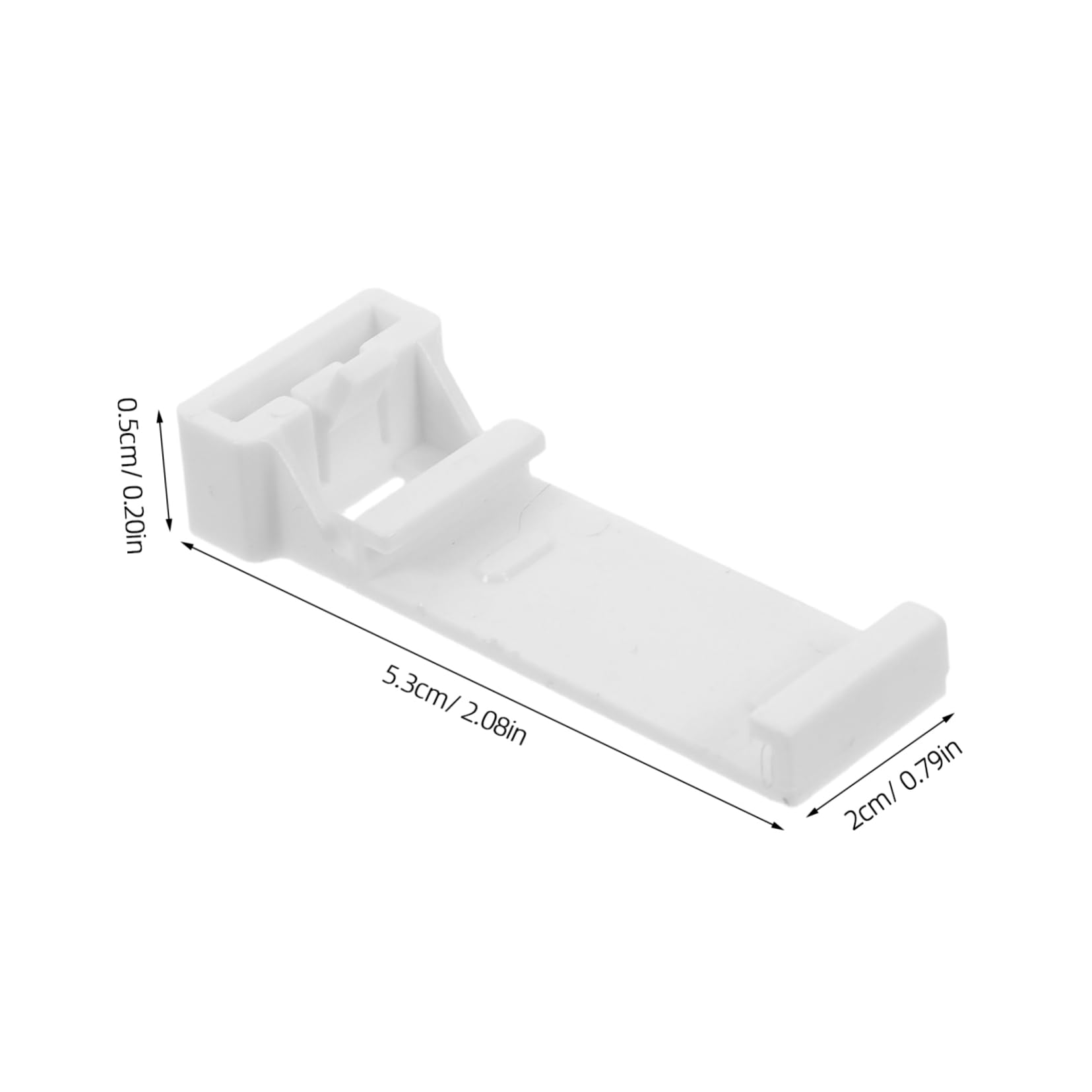 JUMPLAWN 6pcs Roller Shade Brackets for Easy Installation Adhesive Curtain Rod Holders for Secure Attachment Space Efficient Design for Home Bedroom and Kitchen Use