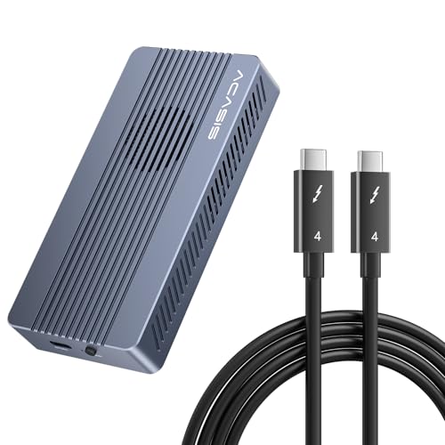 Enclosure ACASIS M.2 NVMe 40Gbps con ventilador miniatura 1