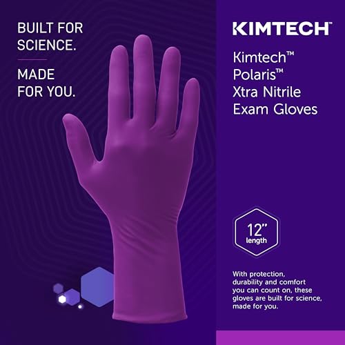Image of Kimtech Polaris Xtra Nitrile Exam Gloves (62760), 7.5 Mil, Ambidextrous, 12 inch, XS (50 Nitrile Gloves /Box)
