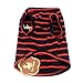 ZUNEA Gestreiftes Sommer-T-Shirt für Kleine Hunde Katzen Welpen Weiche Baumwolle Basic Tank-Top Chihuahua Weste Kleidung Atmungsaktiv Hunde-Sweatshirts für Haustiere Strandkleidung Camp-Shirt Rot XXL