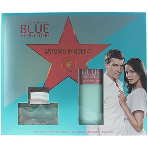 Antonio Banderas Blue Seduction for Women Set de Regalo 50ml EDT + 100ml Loción Corporal Cover